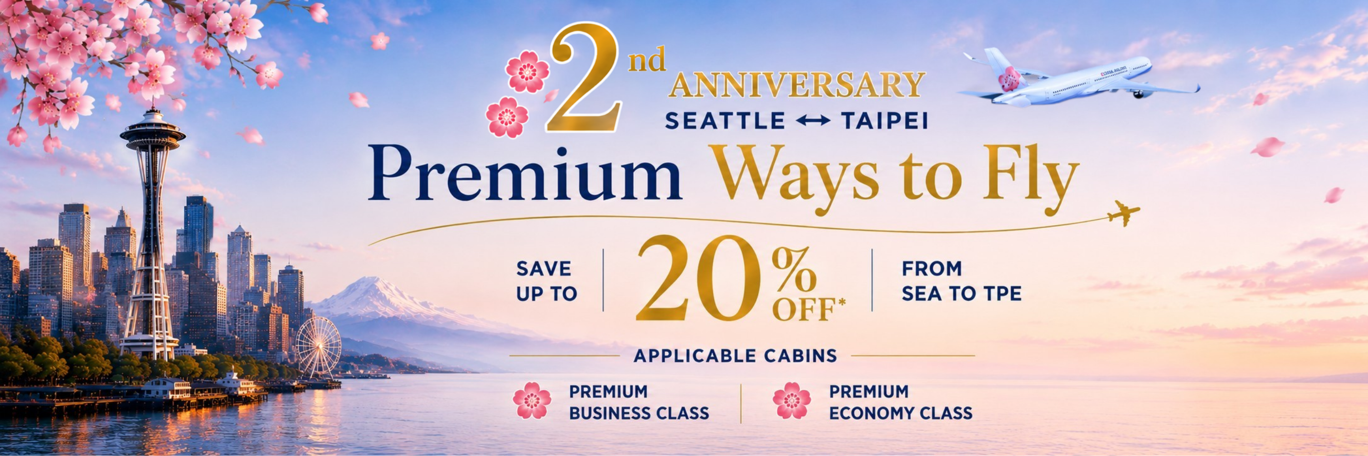 Premium Ways to Fly from Seattle to Taipei with China Airlines