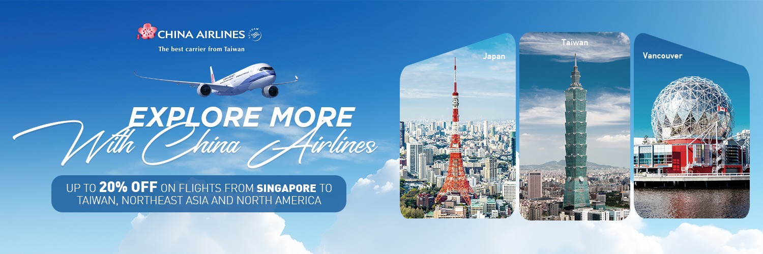 China Airlines September Sale from Singapore